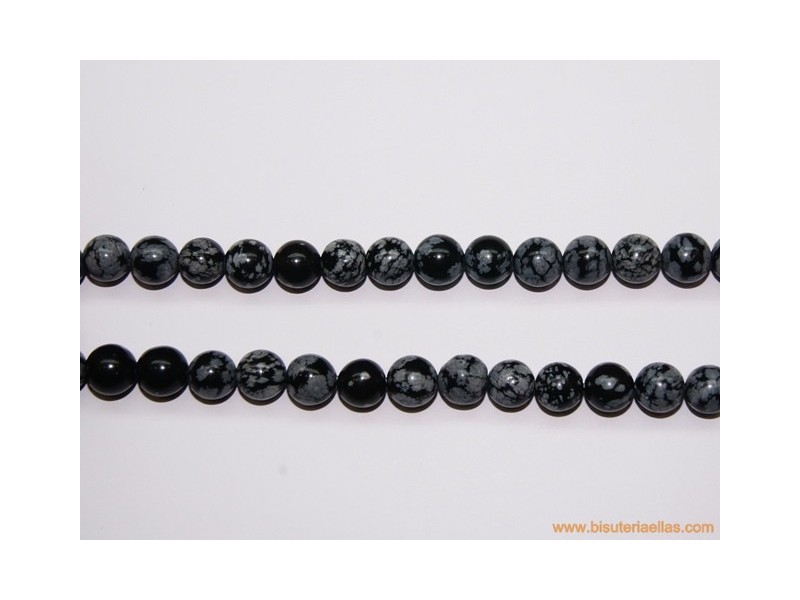 Bola obsidiana Ø10mm
