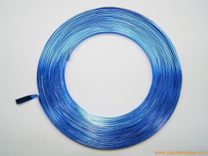 Aluminio plano 5mm azul (10...