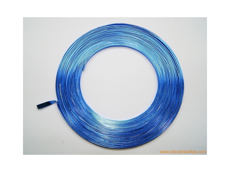 Aluminio plano 5mm azul (10 m.)