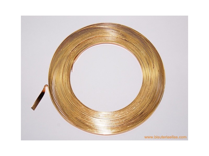 Aluminio plano 5mm cobre (10m.)