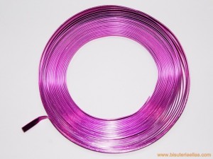 Aluminio plano 5mm fucsia...