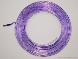 Aluminio plano 5mm morado...