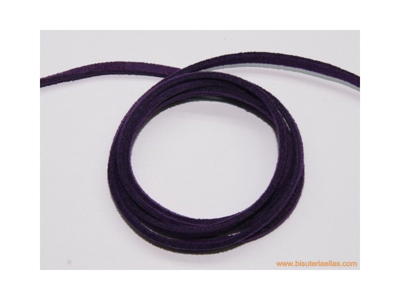 Tira de ante 3mm morado