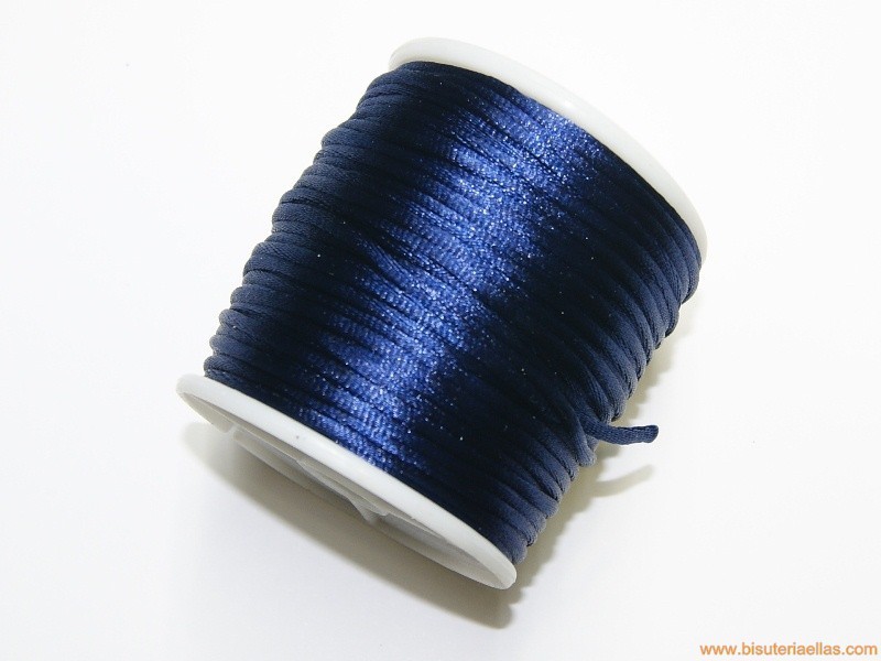 Cordón cola de ratón 2mm azul marino (50 m.)