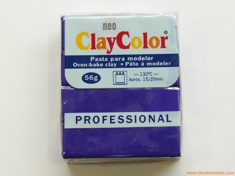 Arcilla de modelar para horno morada