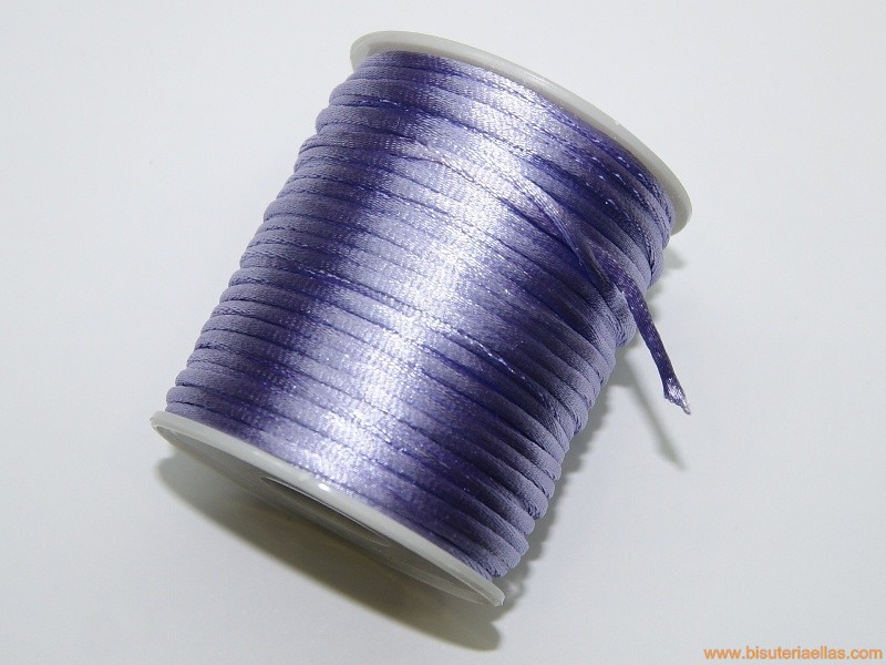 Cordón cola de ratón 2mm malva (50 m.)