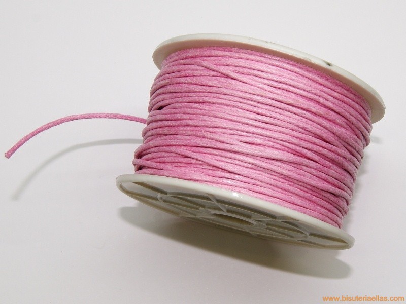 Cordón encerado 1,5mm rosa