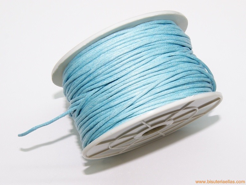 Cordón encerado 1,5mm turquesa