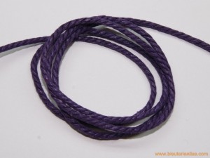 Cordón encerado 2mm morado