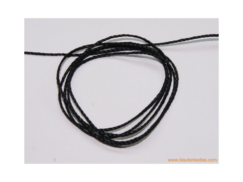 Hilo macramé 1mm negro