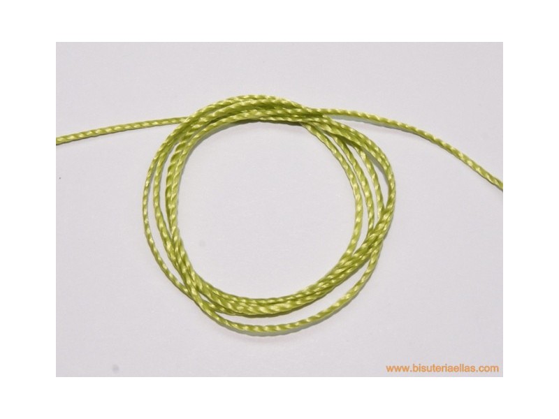 Hilo macramé 1mm verde