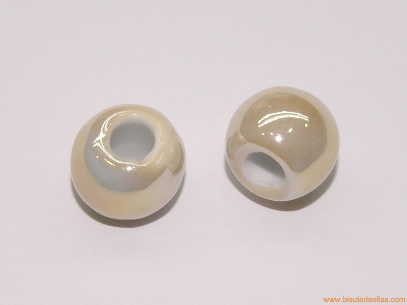 Bola Ø16mm paso 5mm beige