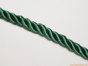 Cordón de poliester 8mm verde