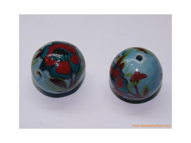 Bola Ø27mm paso 3mm azul