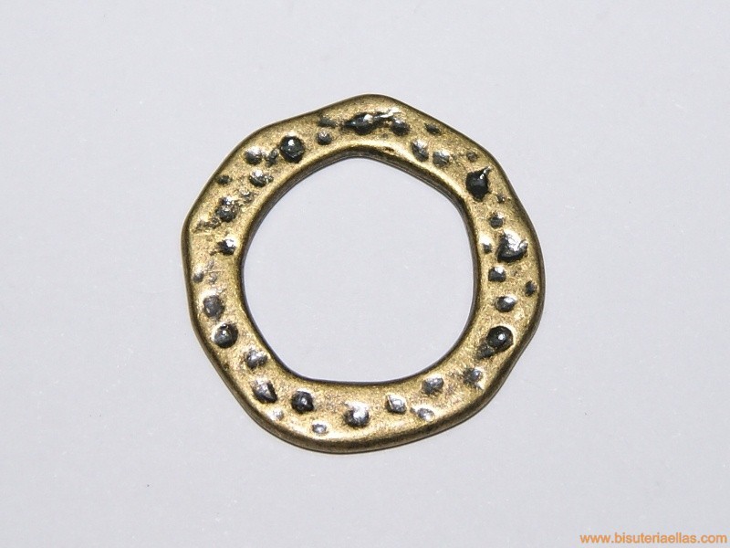 Anilla chafada Ø30mm bronce