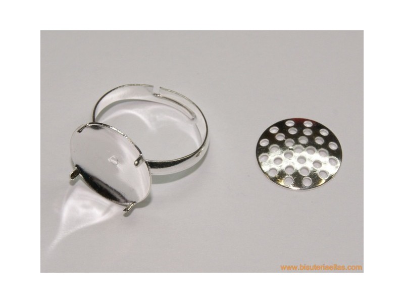 Base anillo con garras y regadera 15mm