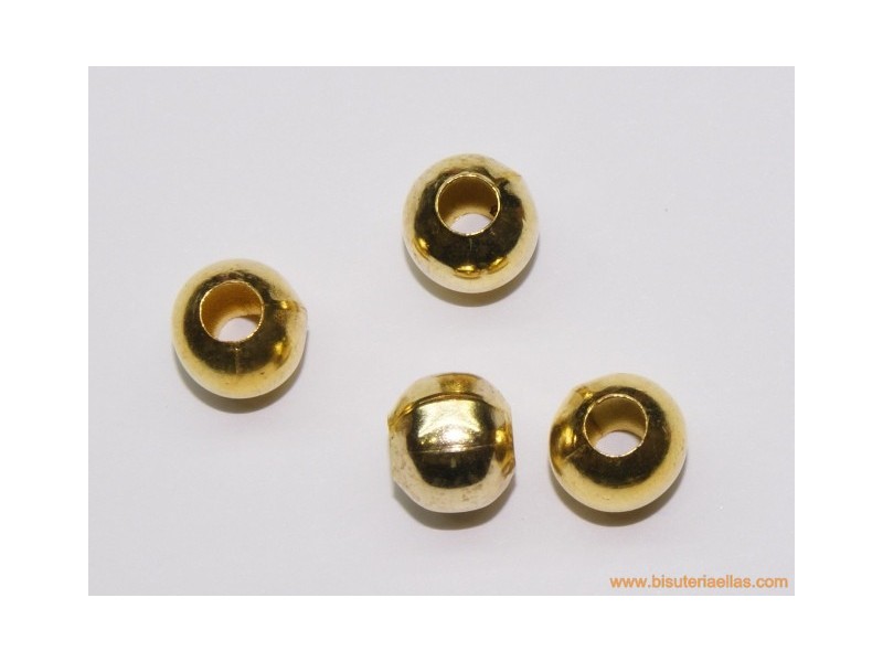 Bola Ø8mm paso 3mm dorada