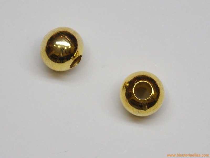 Bola Ø12mm paso 4,5mm dorada