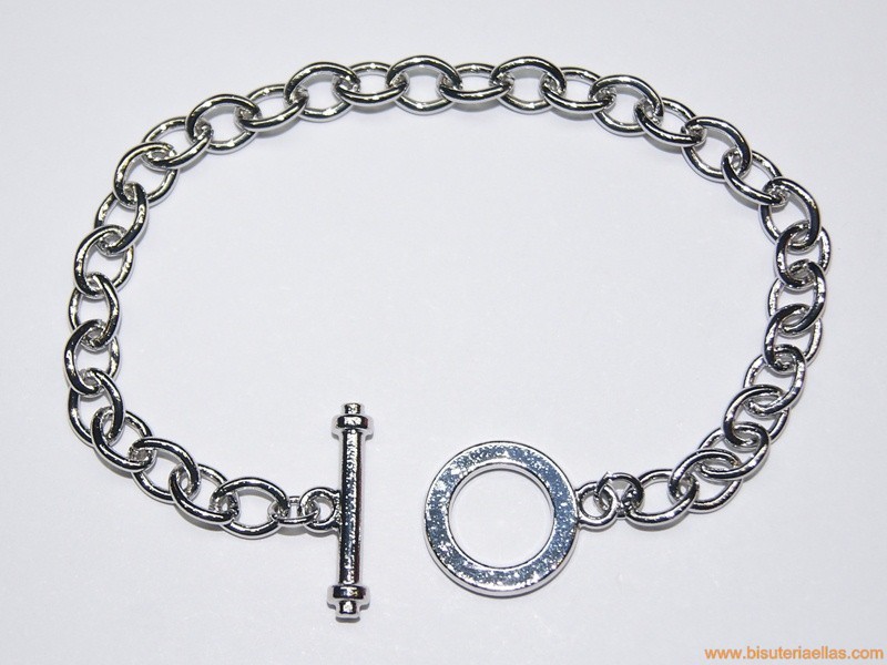 Brazalete cadena para colgantes charms 19cm