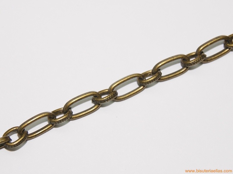 Cadena bronce ancho 5mm
