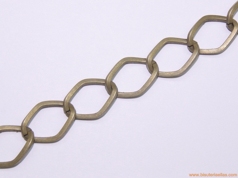 Cadena bronce ancho 16mm