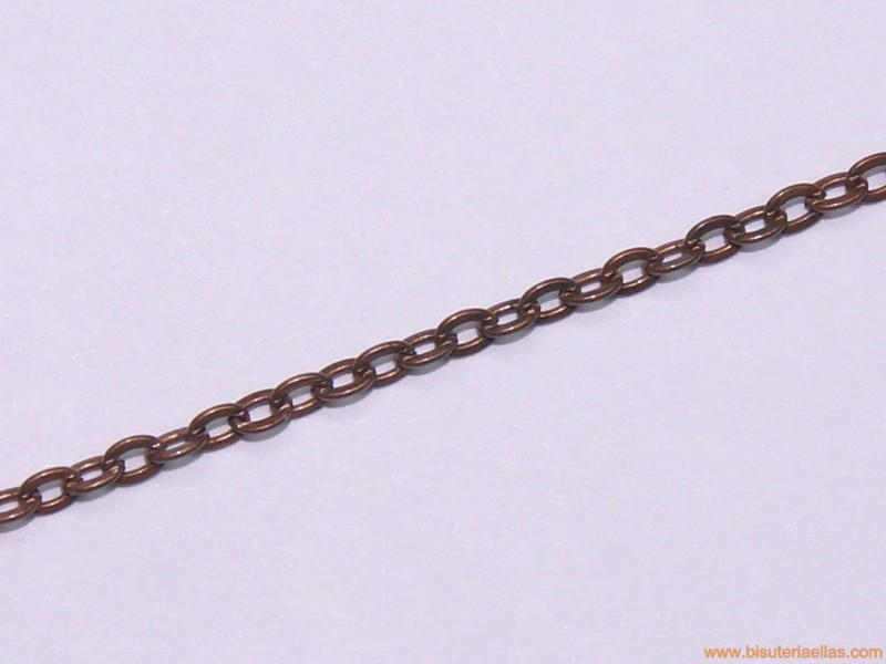 Cadena cobre ancho 2mm
