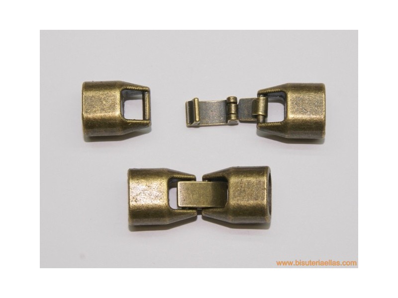 Cierre paso 8x5mm bronce