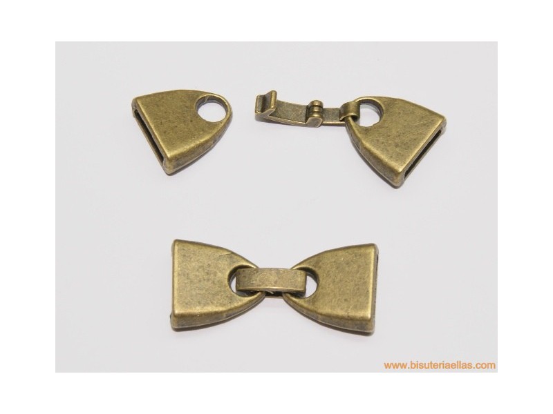 Cierre paso 10x2,5mm bronce