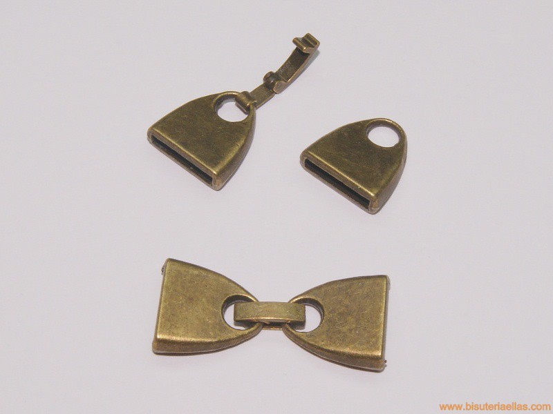 Cierre paso 12x2,5mm bronce