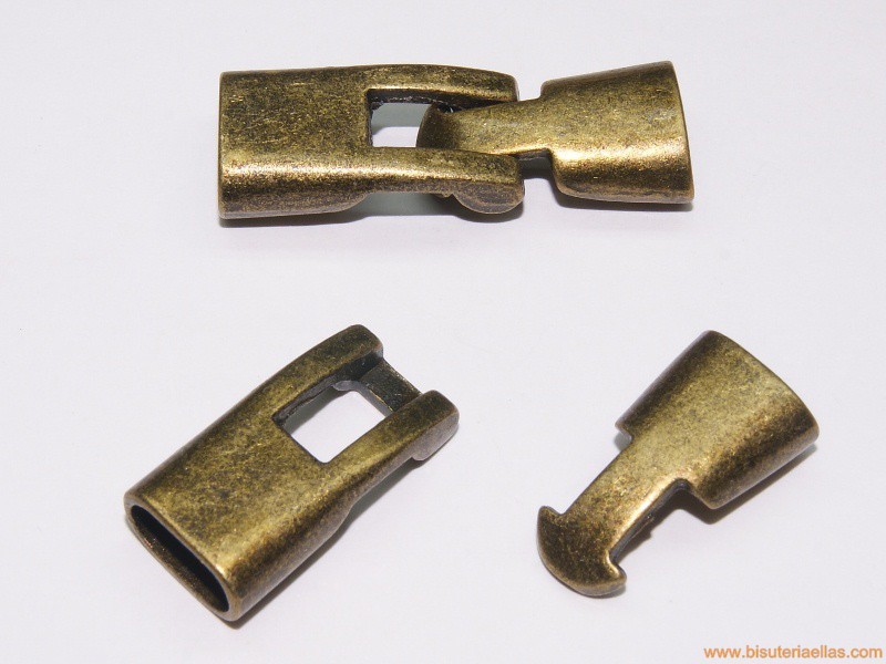 Cierre T bronce paso 10x5mm