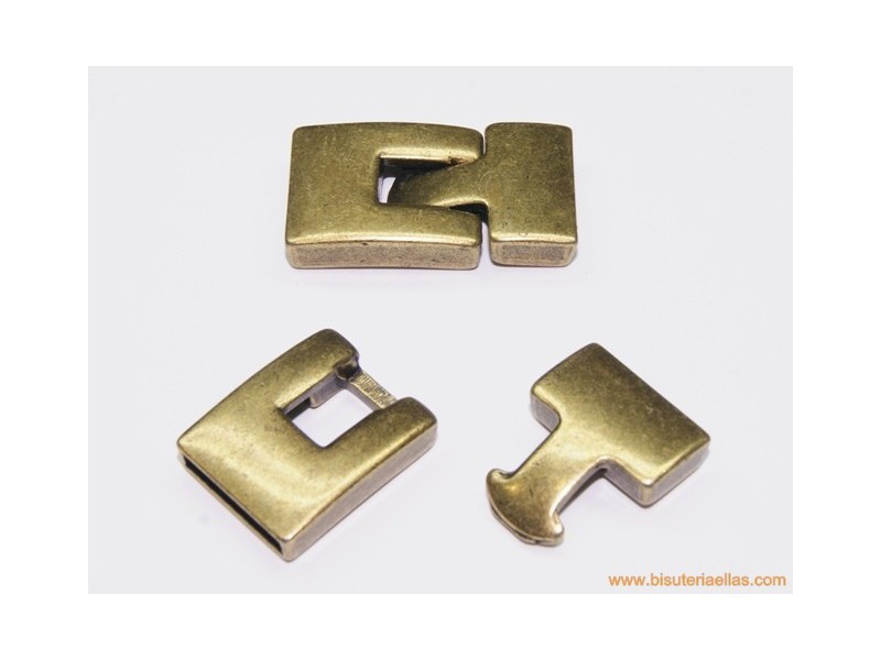 Cierre T bronce paso 14x2,5 mm