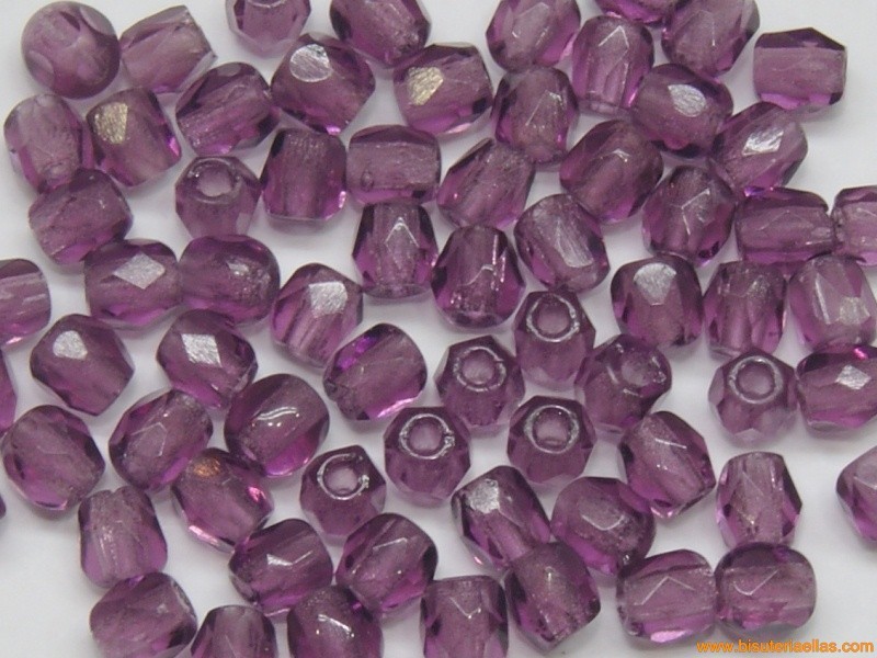 Bola facetada 3mm amatista