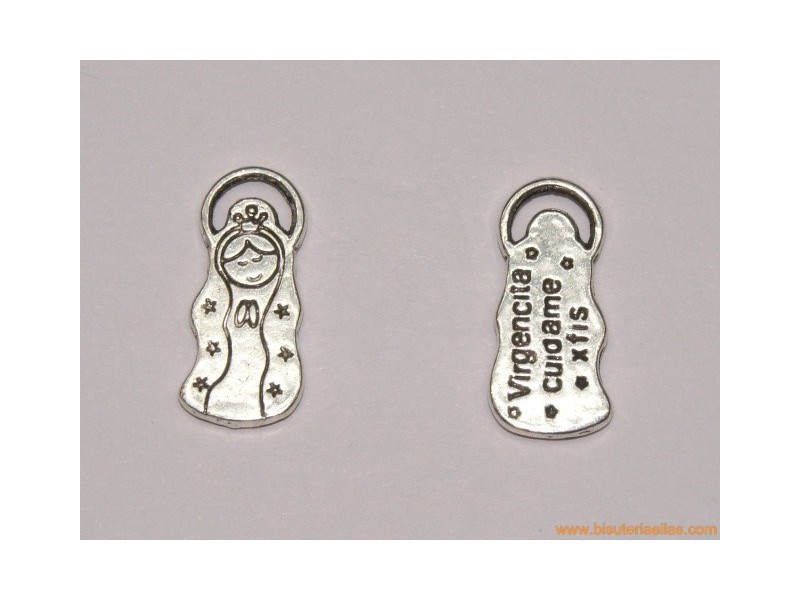 Colgante Virgen silueta 22mm