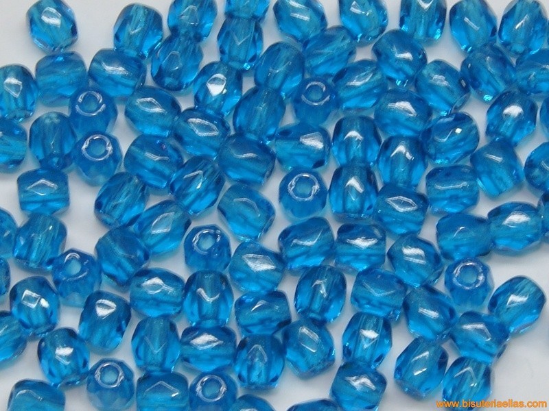 Bola facetada 3mm cristal AB