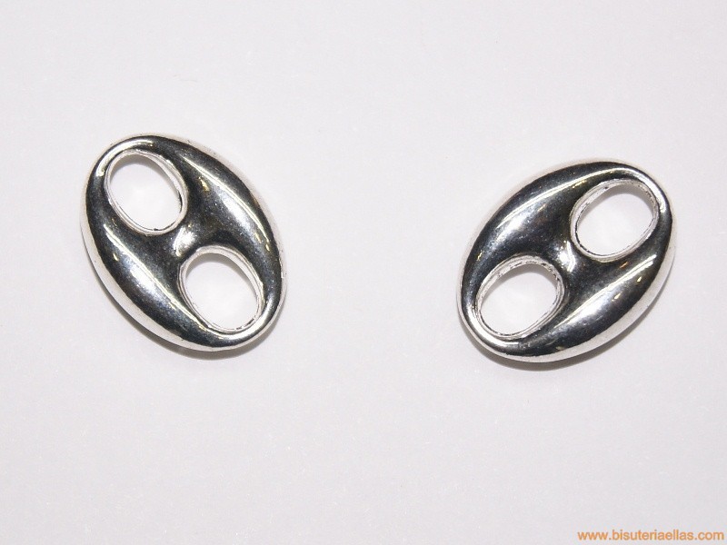 Calabrote 20x15mm plateado