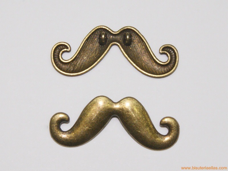 Entrepieza bigote 44mm bronce