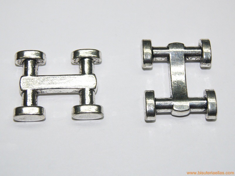Entrepieza centro para pulsera 33x27mm