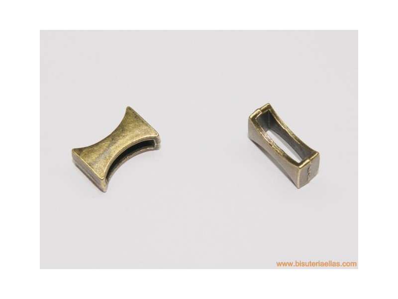 Entrepieza lazo paso 11x3mm bronce