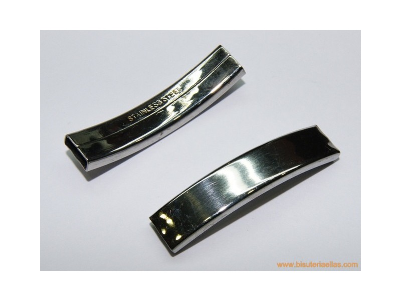 Placa pulsera acero 40mm paso 7x2mm