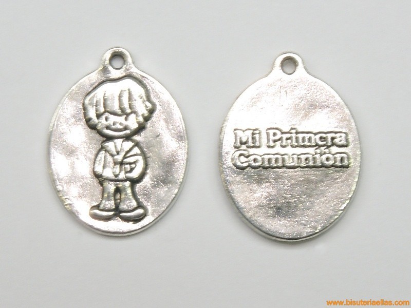 Medalla Comunión niño 22x18mm