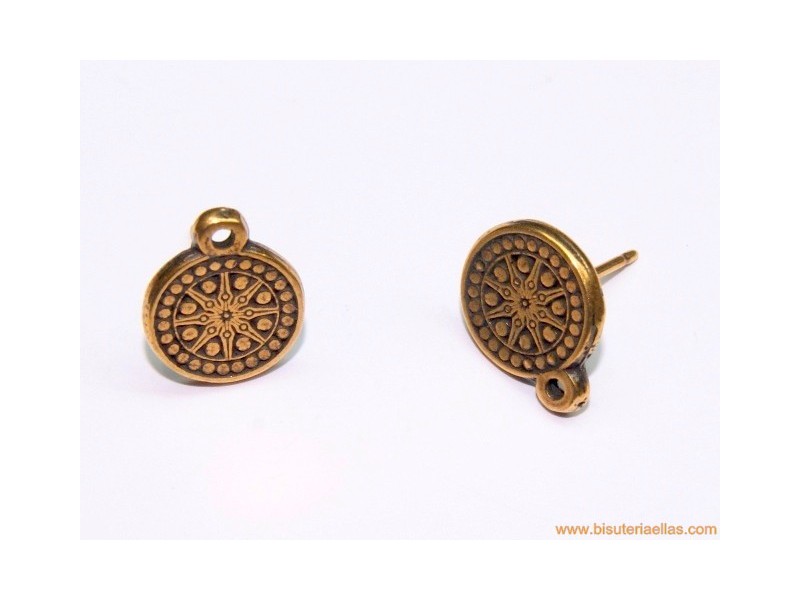 Cabezal pendiente con anilla 12mm bronce