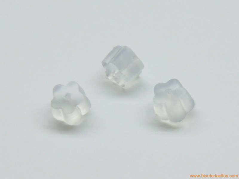 Presión de silicona flor 5x3mm