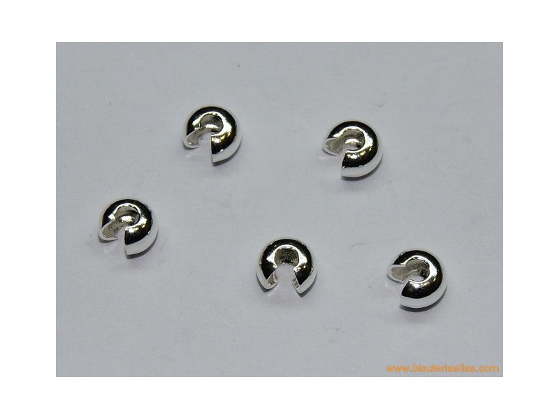 Tapachafas plateado 4mm