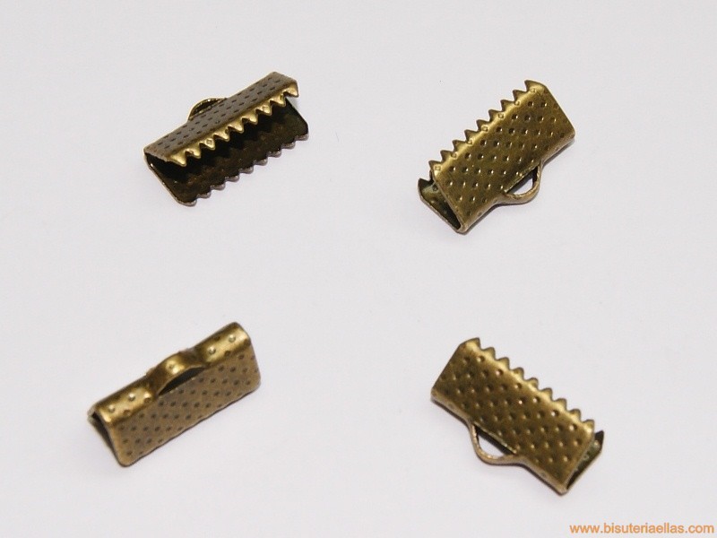 Terminal grapa bronce 10mm