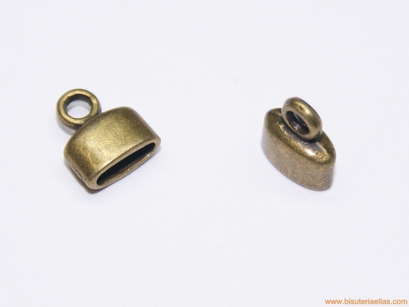 Terminal oval paso 6x2mm bronce