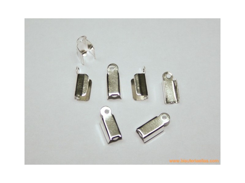 Terminal plateado 4x8mm