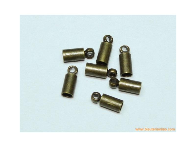 Terminal tubo bronce 9mm 3mm