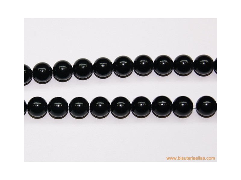 Bola azabache fósil Ø10mm