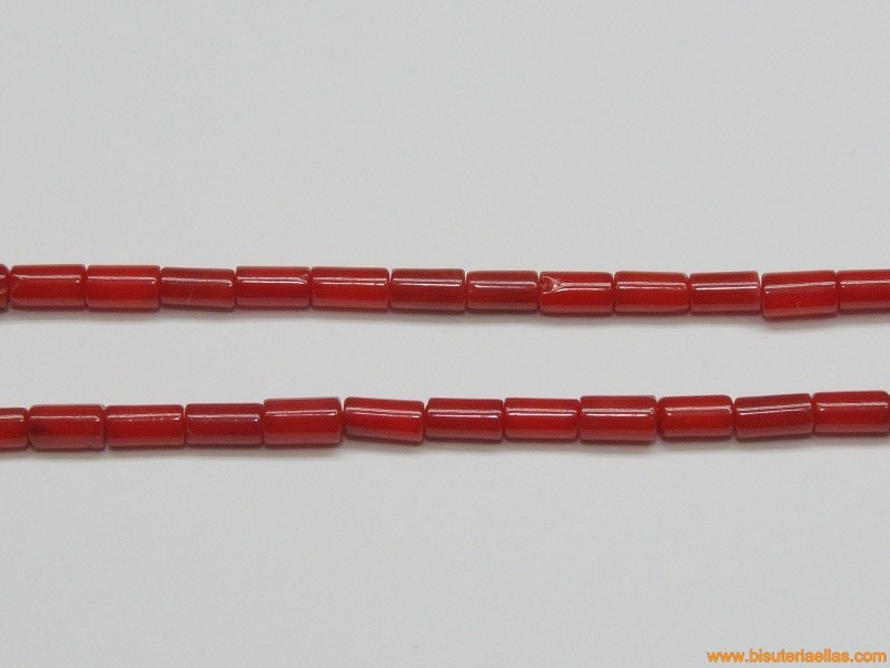 Tubo coral bambú 4x2mm intenso