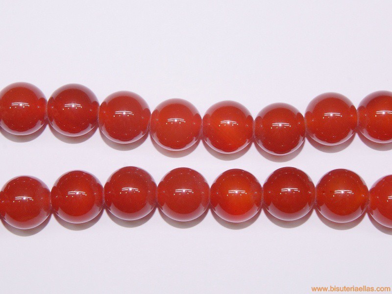 Bola cornalina Ø12mm paso 2mm